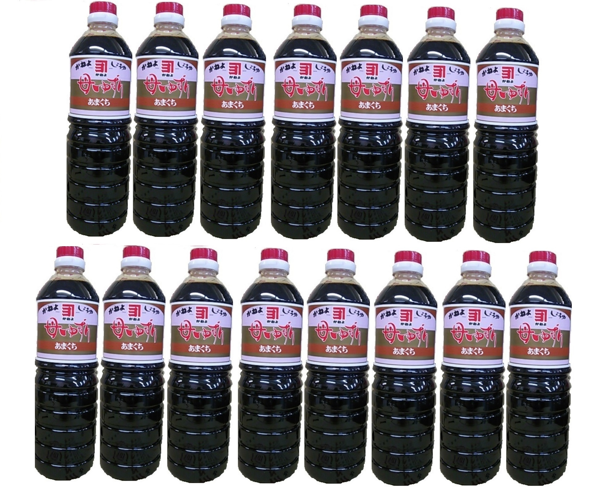 鹿児島の甘い醤油　かねよ 母ゆずりあまくち　１リットル １５本組
