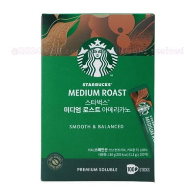 【ミディアムロースト 100T】Starbucks パウダー スティックコーヒー/韓国コーヒーミックス/コーヒーミックス/コーヒー/ミックスコーヒー/韓国ドリンク