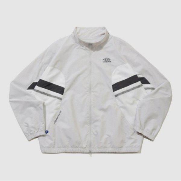 ウインドブレーカー VQA UR121CJK13-WGR ヘリテージ トラック ウーブン ウインドブレーカー ジャケット WHITE GREY