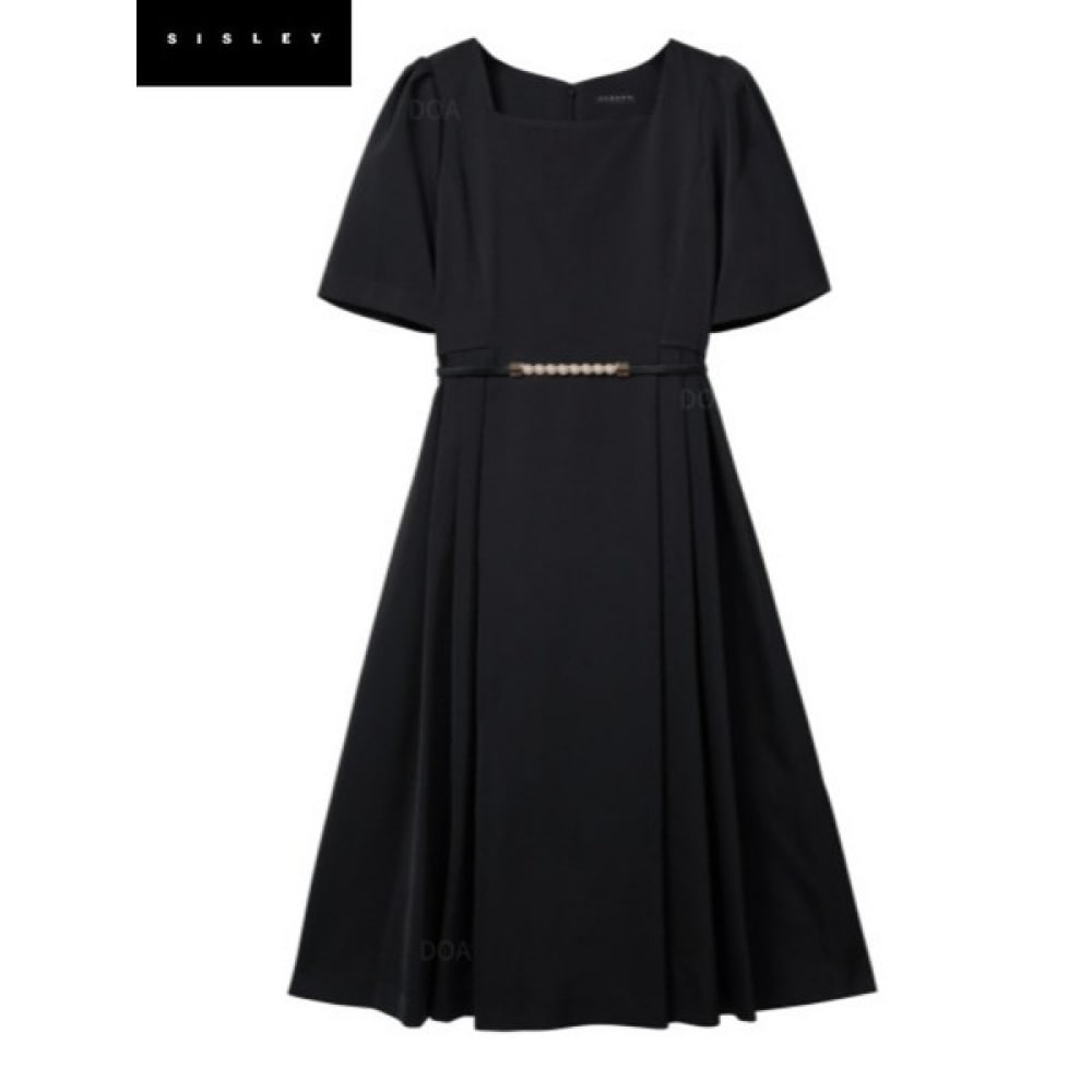 (シスレー) パールベルト付きポイントワンピース_SAPA3411
