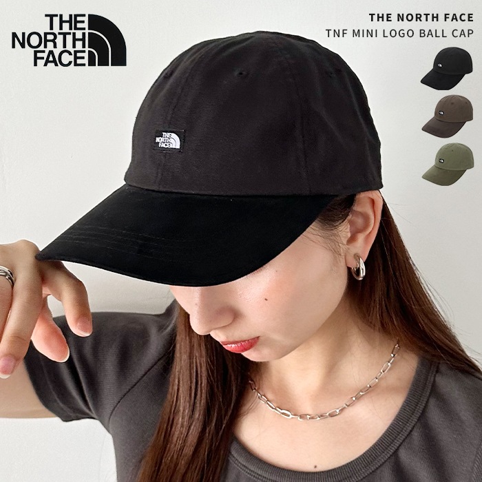 【国内未発売】THE NORTH FACE(ザ・ノースフェイス)/コットン ワンポイント キャップ 配色 帽子/TNF MINI LOGO BALL CAP【送料無料】