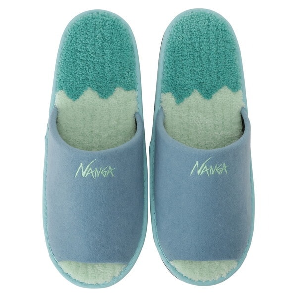 ナンガ RIDGELINE GRADATION ROOM SHOES AQUA 26 NZ2454-4F406-B N0000833 リッジライングラデーションルームシューズ