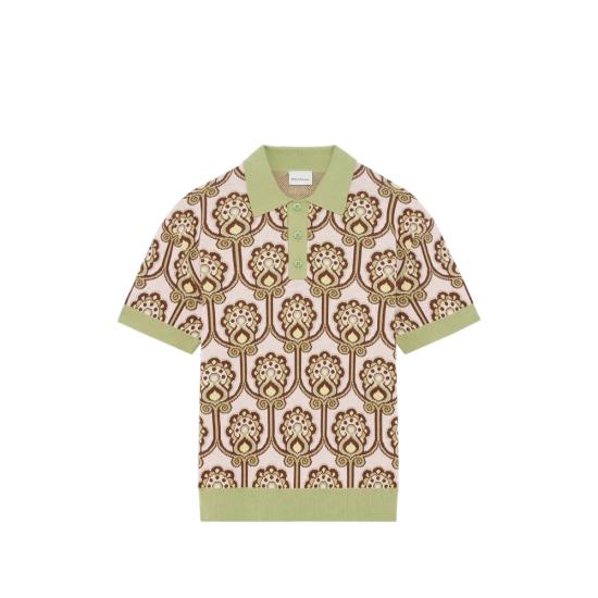 DROLE DE MONSIEUR Men Polo Shirts J PO196 CO147 LIPIN NEUTRALS BROWN