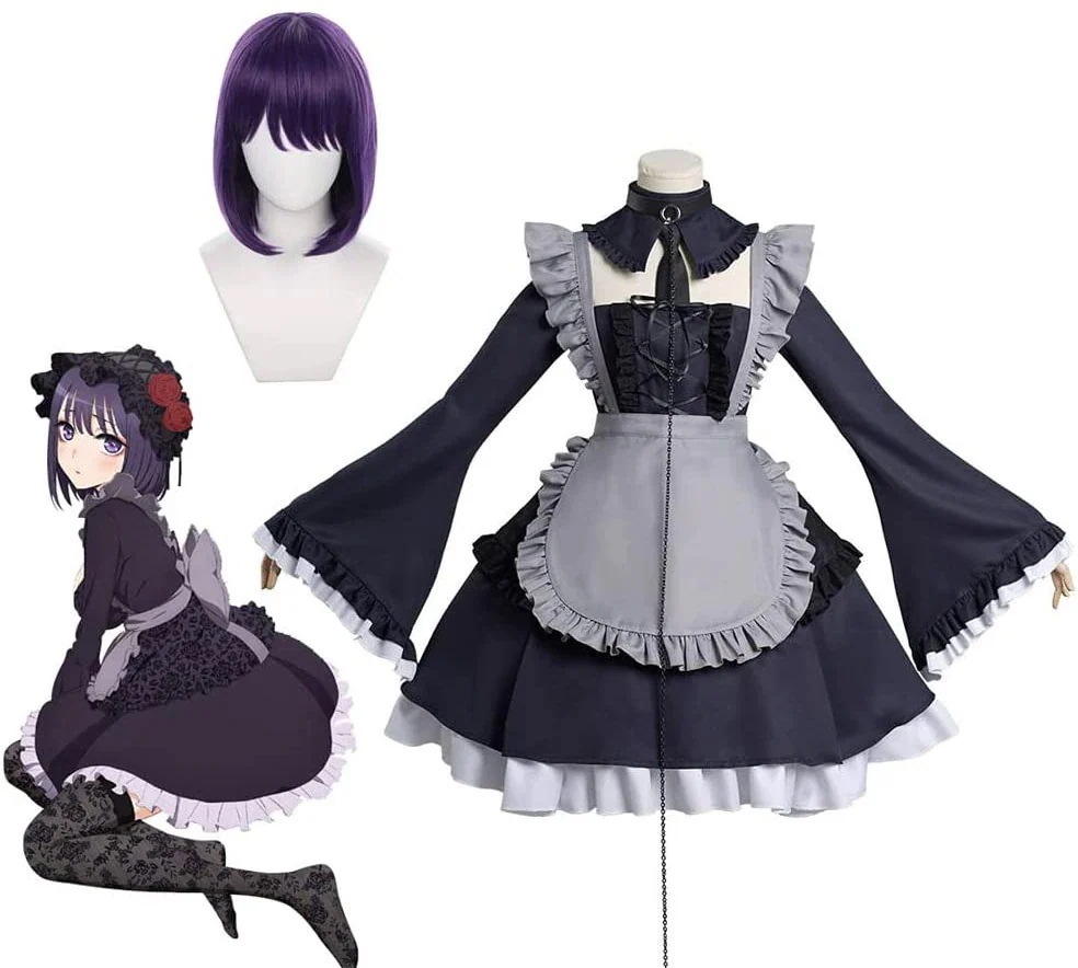 【3日で出荷】黒江雫 コスプレ衣装 メード服 その着せ替え人形は恋をする 喜多川海夢 コスチューム ウィッグ追加可