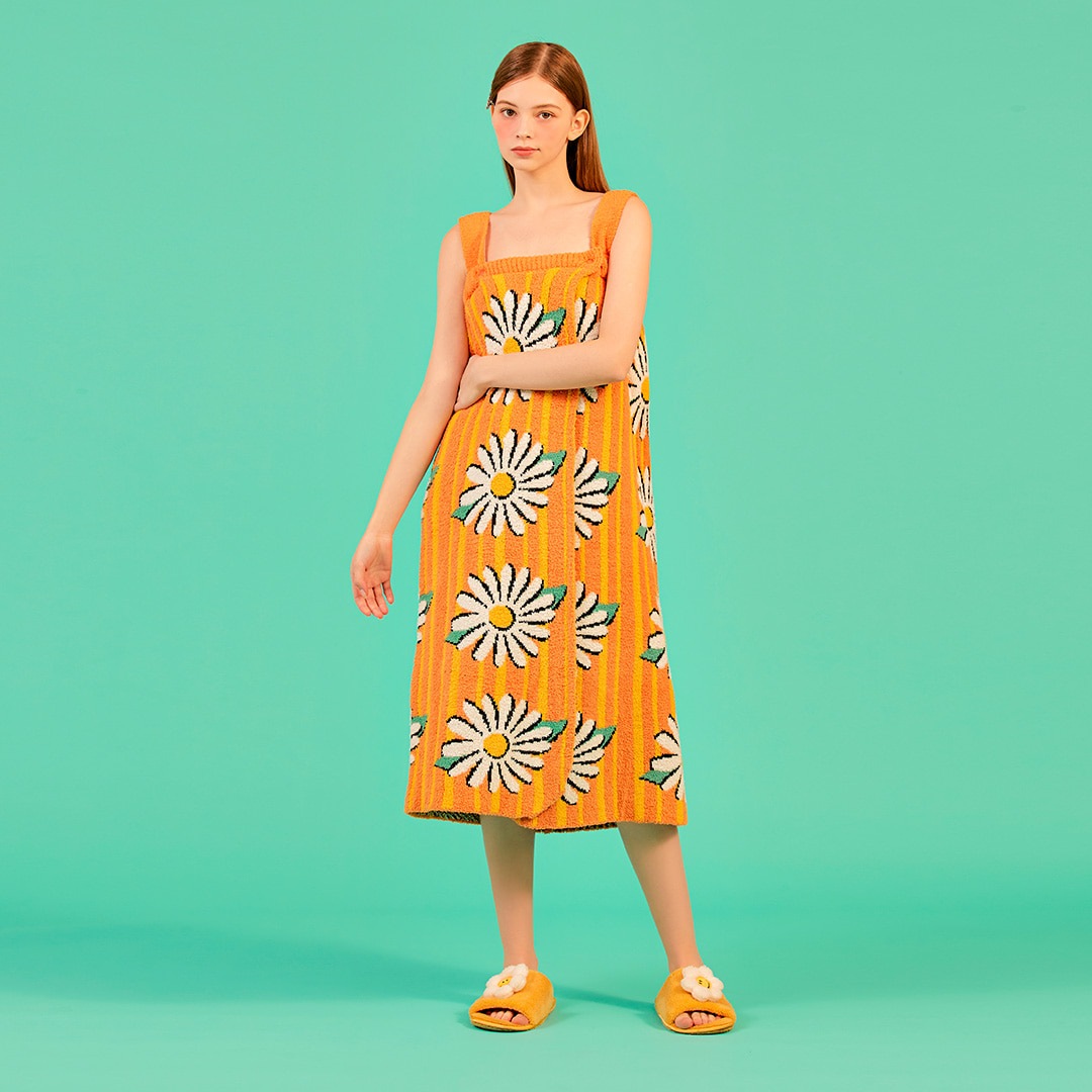 【WIGGLE WIGGLE】 BATH WRAP TOWL : ORANGE 12,850円
