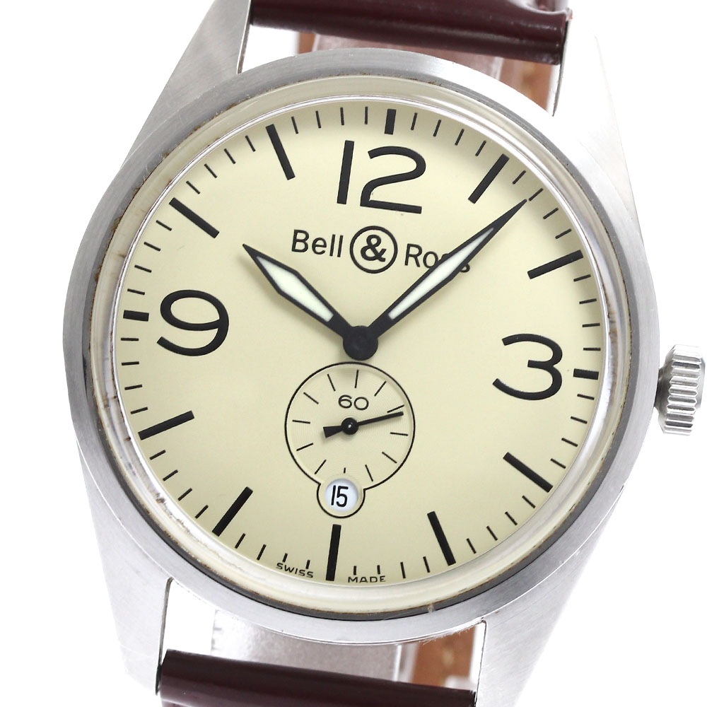 ベル＆ロス Bell＆Ross BR123-95 ヴィンテージ スモールセコンド デイト 自動巻き メンズ _905463【中古】