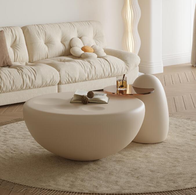 北欧風ローテーブル丸いテーブル　デザイナー　現代テーブル　組み合わせタイプ　楽しむ家づくり　モダンなインテリア　おしゃれな家具