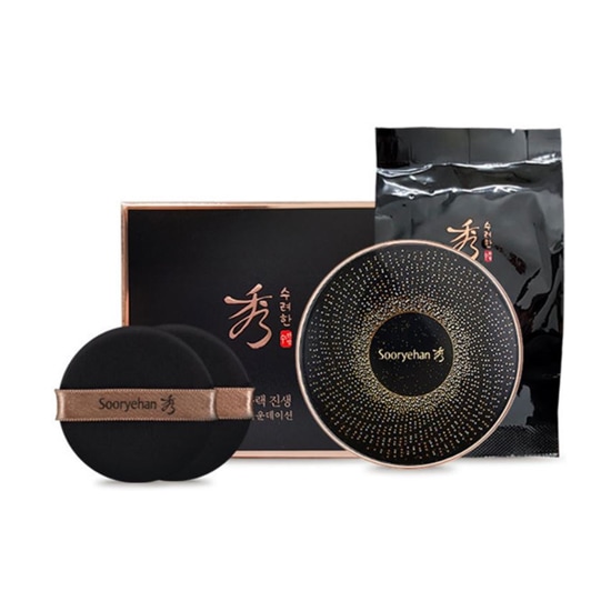 ブラック ジンセン クッション ファンデーション 15g (本品+リフィル)