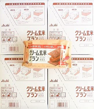 ［２４個セット］クリーム玄米ブラン　カカオ　2枚×2個包装×２４個