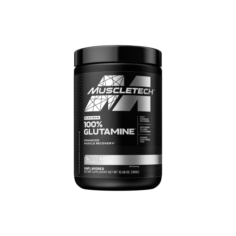MuscleTech, プラチナ100％グルタミンプレーン300g（10.58オンス）