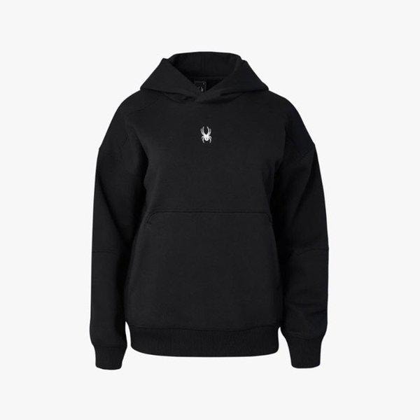 フーディー PQF SPIFCNHD351W-BLK ウーマンズ ドロップショルダー フーディー