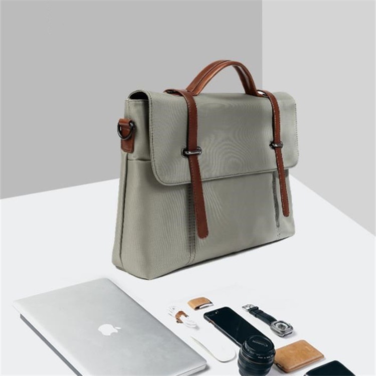 通勤する ビジネス ブリーフケース コンピューターバッグ シンプル メンズ カジュアル キャンバス