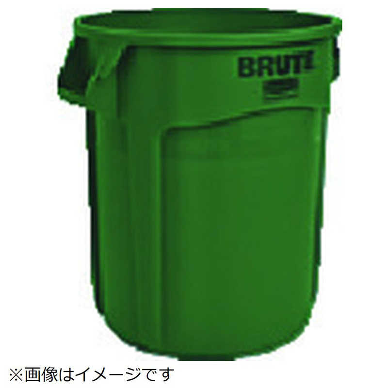 ニューウェルラバーメイド社　ラバーメイド ラウンドブルートコンテナ ダークグリーン　262006