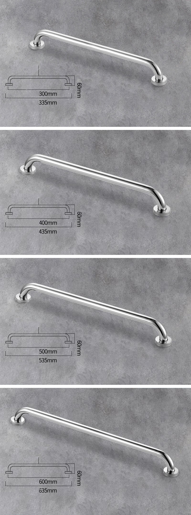 【20点セット】【急速出荷】浴槽 手すり 介護風呂手すり 2個セット 浴室手すり ステンレス 30405060cm トイレ 立ち上がり補助 取っ手 ネジ固定 滑り止め 転 54,583円