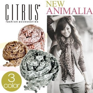 新作 CITRUS シトラス ストール レオパード マフラー