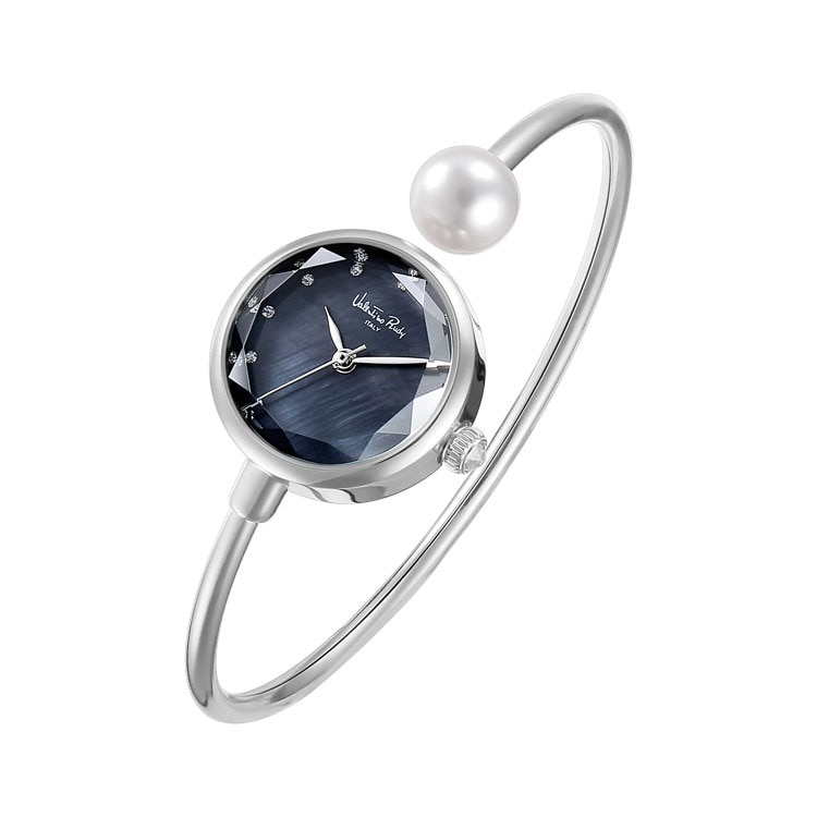 VR2593B-BKWT 女性 アナログ 腕時計 カジュアル レディース 時計 腕輪 バングル