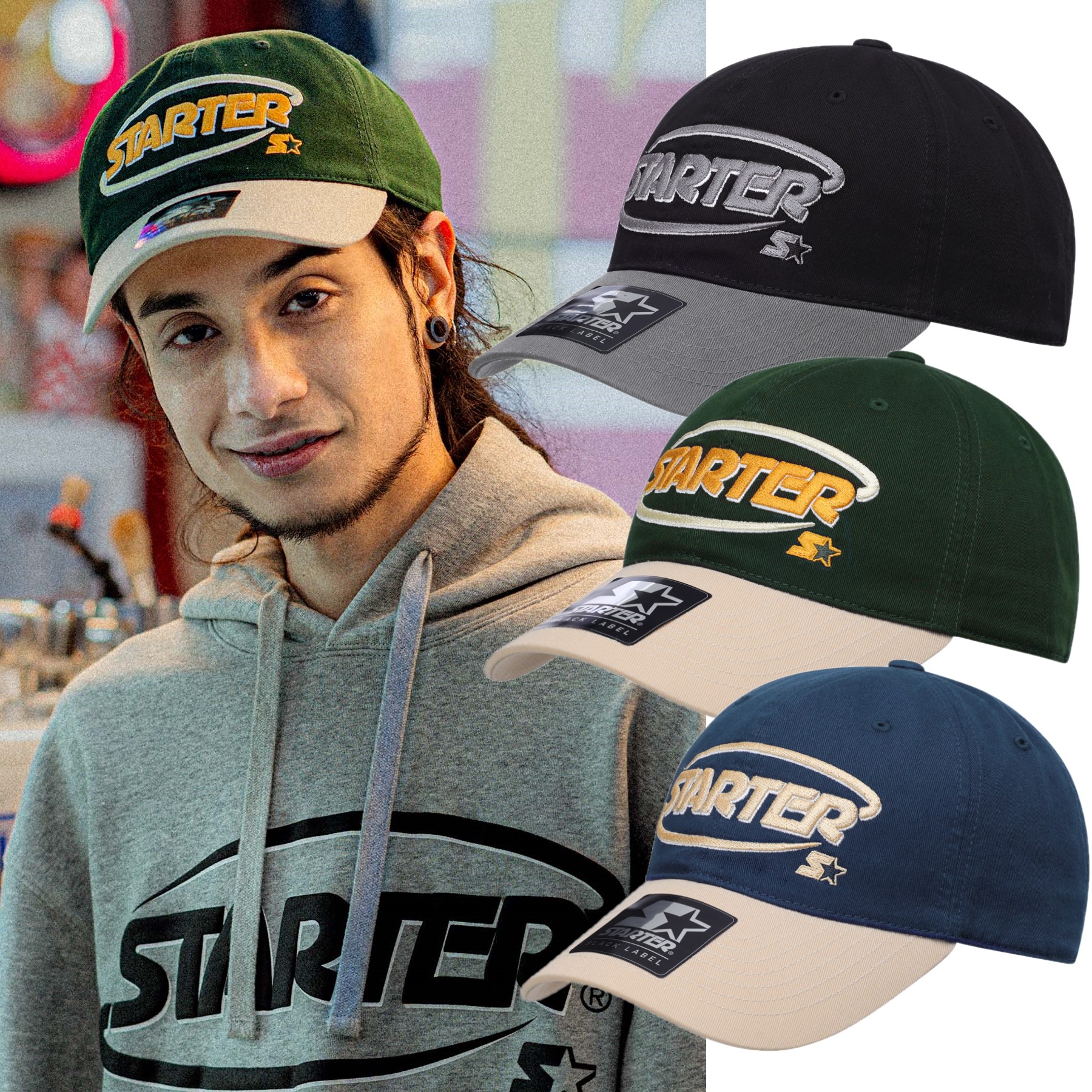 [韓国人気ファッション]サークルボールキャップ3色