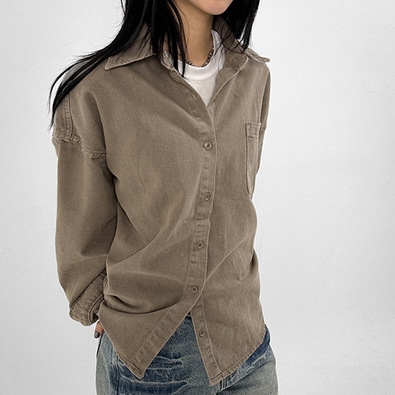 エチル ダイング ポケット シャツ（3color）