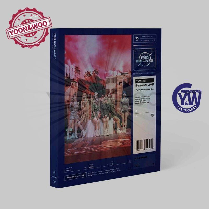 TWICE-BEYONDLIVETWICEWORLDINADAYPHOTOBOOK/フォトブック+フォトカード10種/混合色