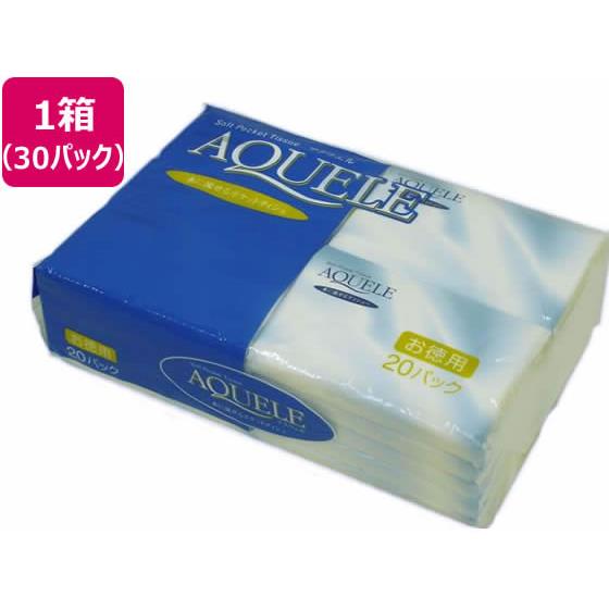 アクウェル水に流せるティシュー10組×20個×30パック ハヤシ商事