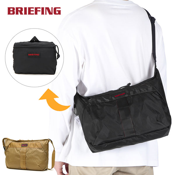 日本正規品 ショルダーバッグ メンズ レディース ブランド 斜めがけ 軽量 A4 パッカブル 撥水 6.6L SOLID LIGHT PACKABLE SHOULDER RC BRA253L31