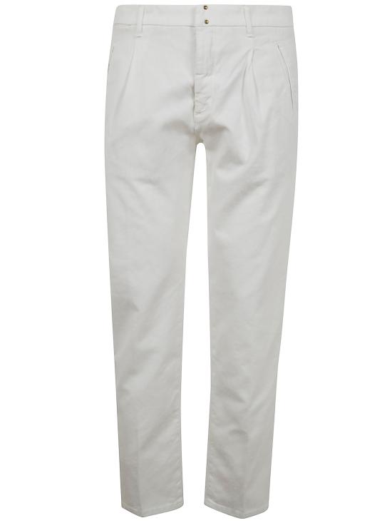 INCOTEX Men Straight Pants BDPX0005 03161 111 OPTIC WHITE