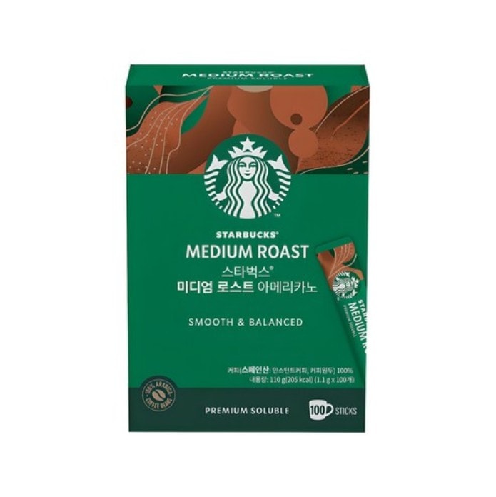ミディアムロースト アメリカーノ スティックコーヒー 1.1g × 100本入り, 1個