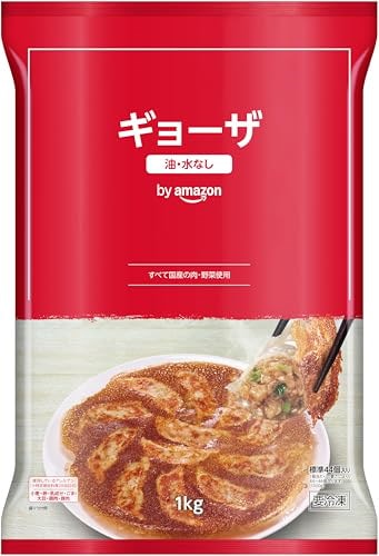 他サイト： [Amazonブランド] SOLIMO(ソリモ) 味の素 ギョーザ 1kg 袋 冷凍食品 餃子 ぎょうざ おかず お取り寄せグルメ 夕食 昼食 おつまみ 大容量 [冷凍]の商品画像