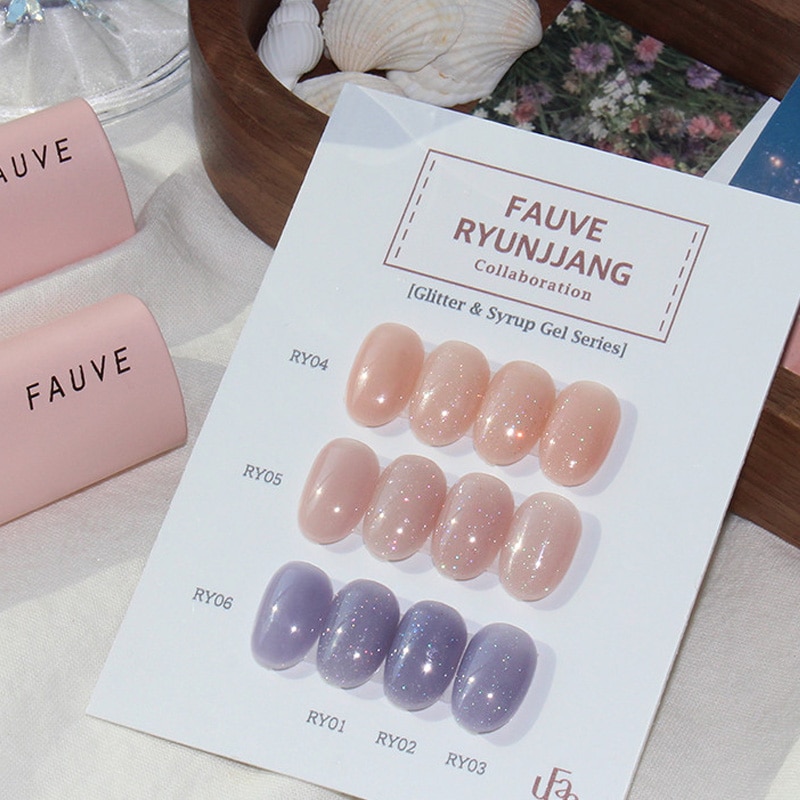 [FAUVE] 【 FAUVE x RYUN JJANG 1st Collaboration 】[6色セット] × るんちゃん コラボシリーズ シロップ＆グリッター