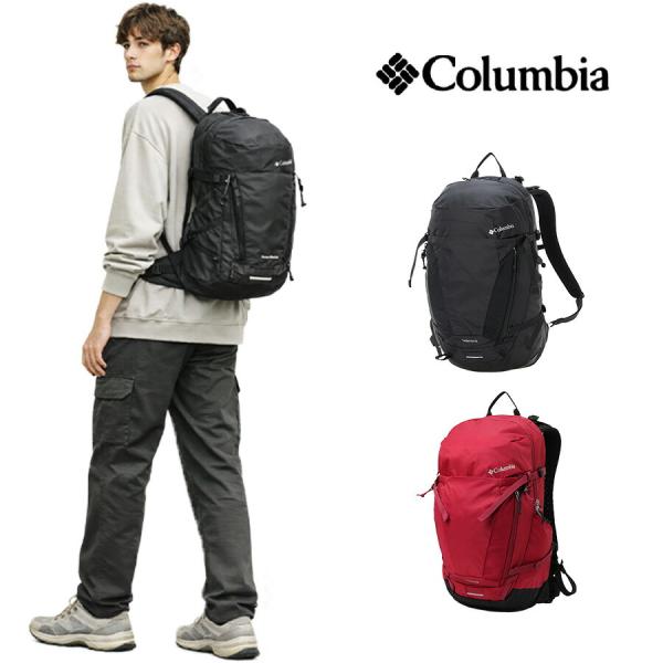 Columbia リュック 大容量 ティンバーライン バックパック 25L ハイキング 山登り 普段使い 使いやすい メンズ レディース ギフト プレゼント ブラック pu8785