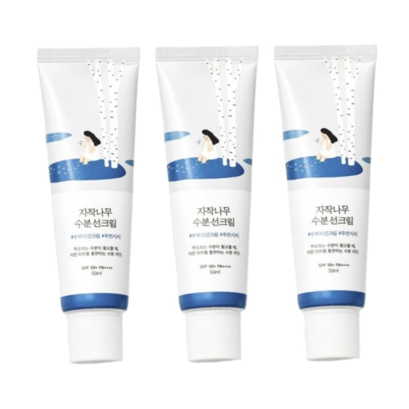 シラカバ水分日焼け止め, 40ml, 3個