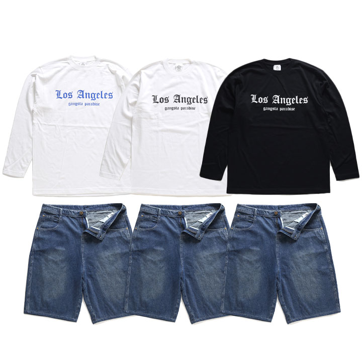 ACE FLAG 上下セット 長袖 ブランド ロンT ハーフパンツ 上下 メンズ 春秋冬用 全3種 大きいサイズ エースフラッグ セットアップ LA b系 ヒップホップ