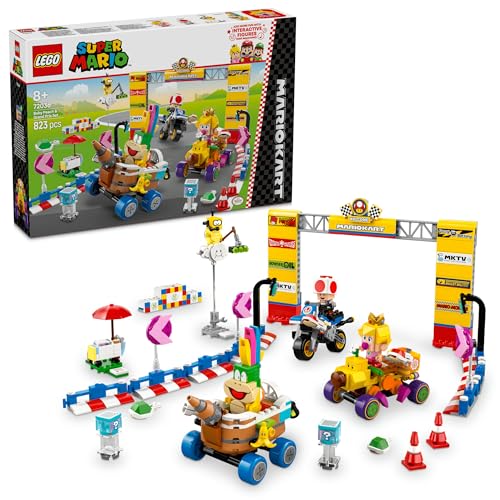 スーパーマリオ マリオカート(TM) ベビィピーチ と グランプリ セット マリオカート おもちゃ 玩具 誕生日 プレゼント ブロック 男の子 女の子 子供 8歳 9歳 10歳 小学生 マリオ グッズ