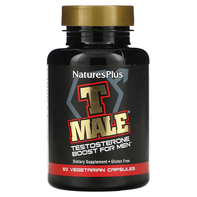 NaturesPlus　T Male（ティーメール）男性用テストステロンブースト植物性カプセル60粒