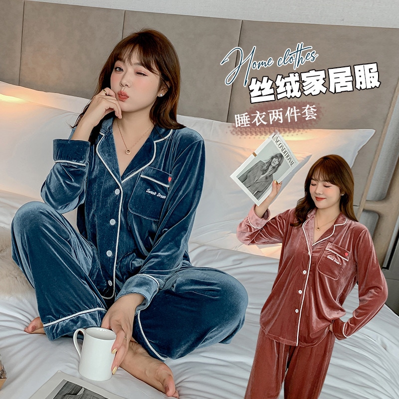 韓国ファッション レディース パジャマ 大きいサイズ ルームウェア 2点上下セット 部屋着 かわいい