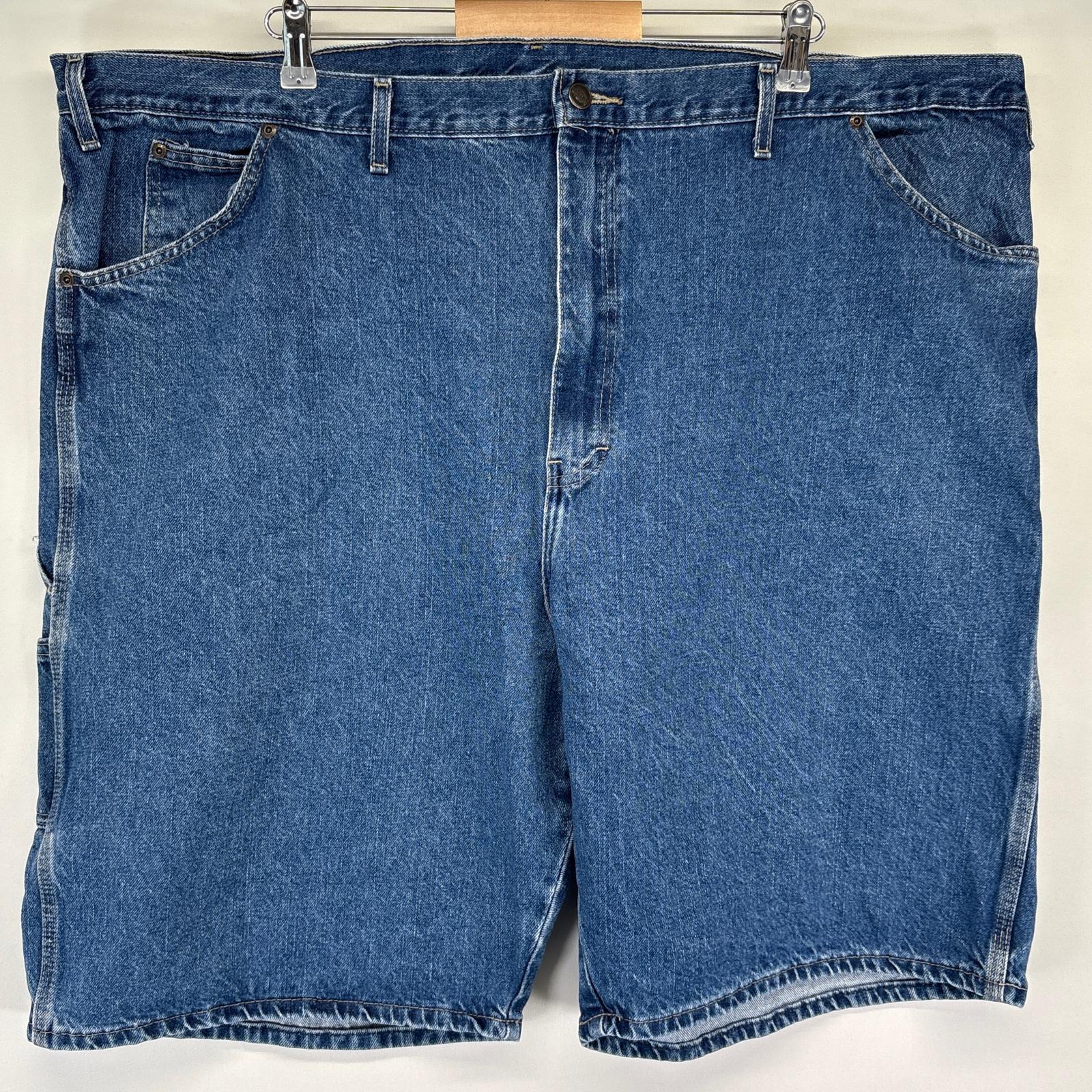 古着 ショートパンツ デニム ペインター 大きいサイズ ハーフ 半ズボン 短パン ワンポイント w50 ブルー メンズ