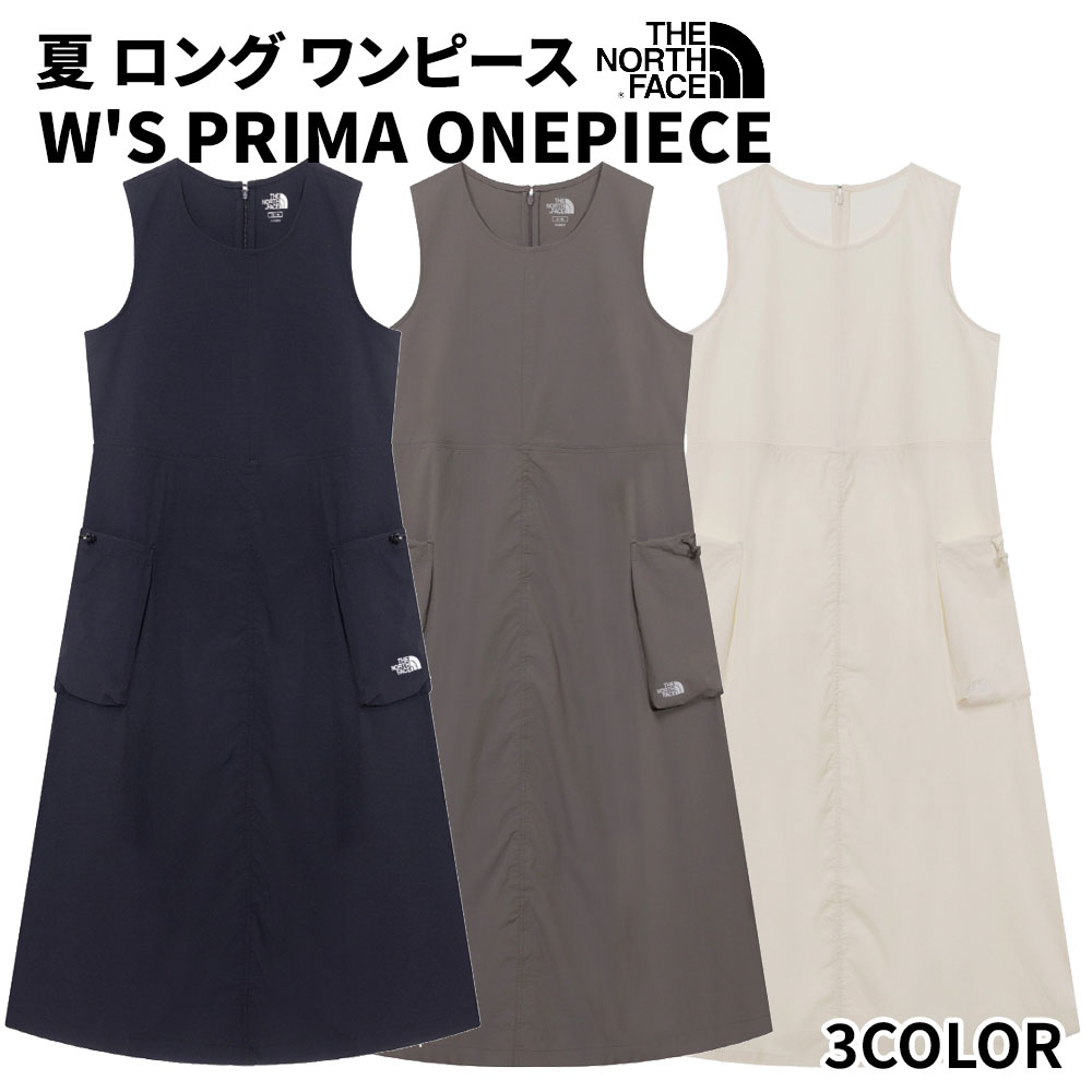 レディースワンピーススカートクルーネックワンピース夏 ロング ワンピースW’S PRIMAONEPIECE NT7ZR31