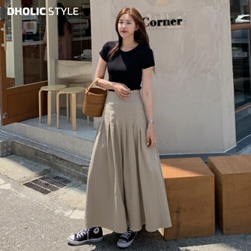 [メガ割りSALE]2TYPEコットンフレアスカート・p224799