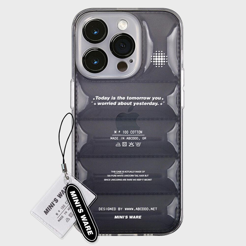 mini s ware TAG PADDING CASE WHITE