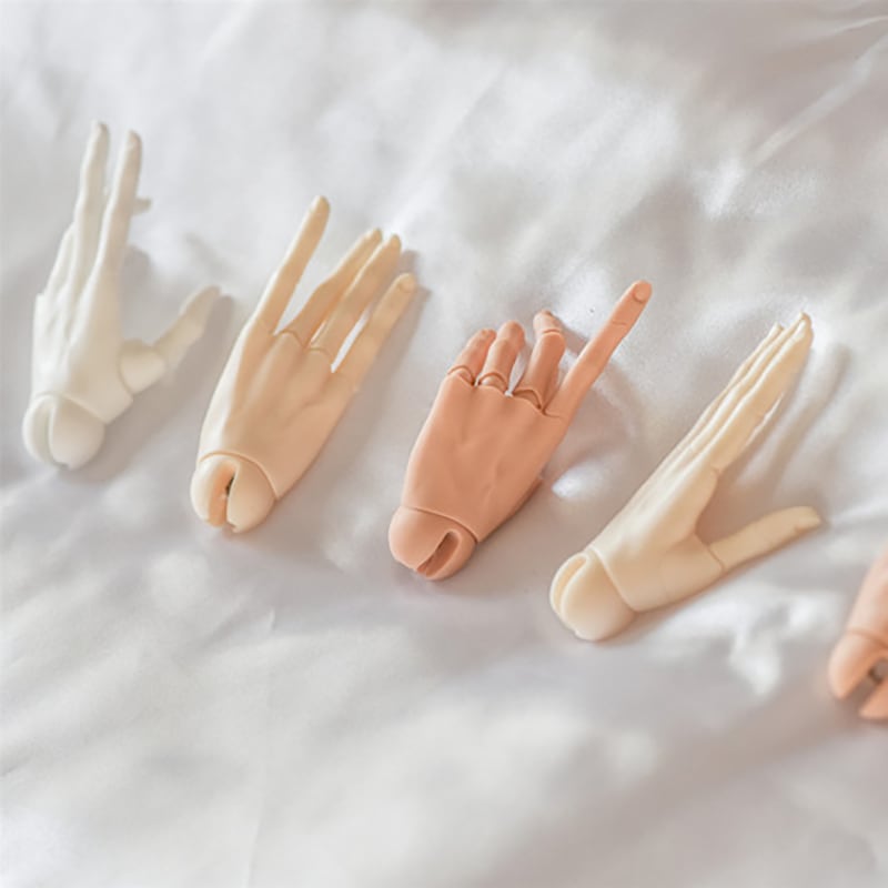 BJDドール用アクセサリー 関節ハンド 65/68cmボディ適用 男の子球体関節人形用 肌色調節可能