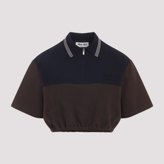 MIU MIU Women Tops MT2169SOOO 18FX F0KGN CACAO BLU