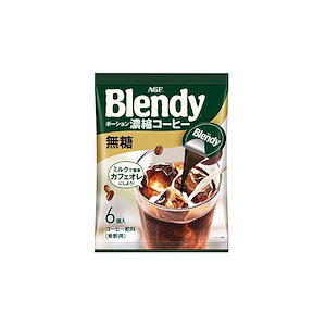 AGF ブレンディ ポーション 濃縮コーヒー 無糖 6個12袋 【 アイスコーヒー 】 【 コーヒー ポーション 】
