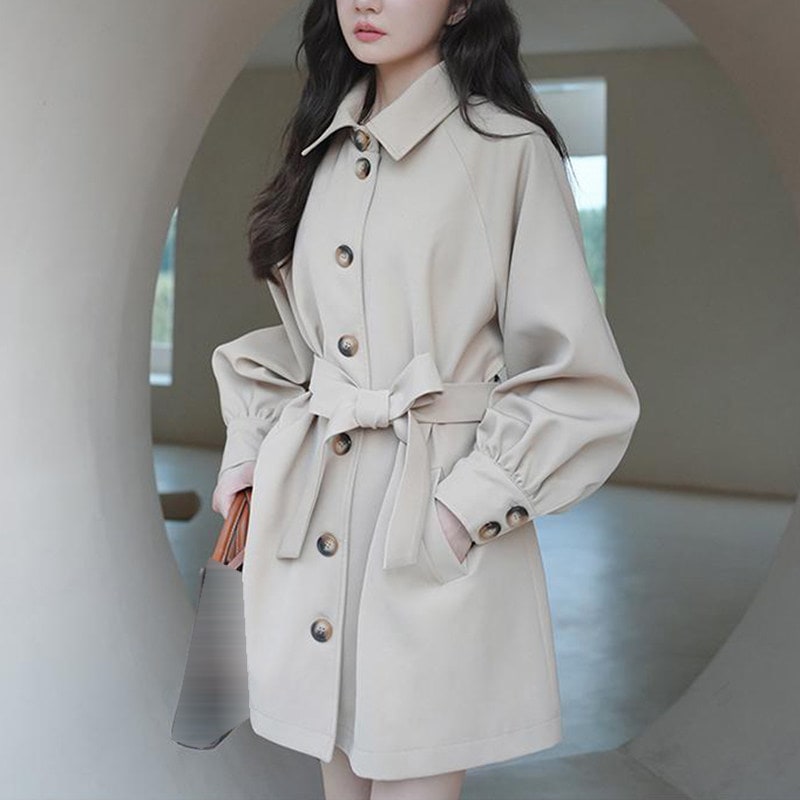 スプリングコート トレンチコート レディース ロングコート 春 秋 春服 秋服 アウター ジャケット 羽織 秋 アウター 大きいサイズ 大人 体型カバー 長袖 30代 40代 50代 通勤 OL カジ