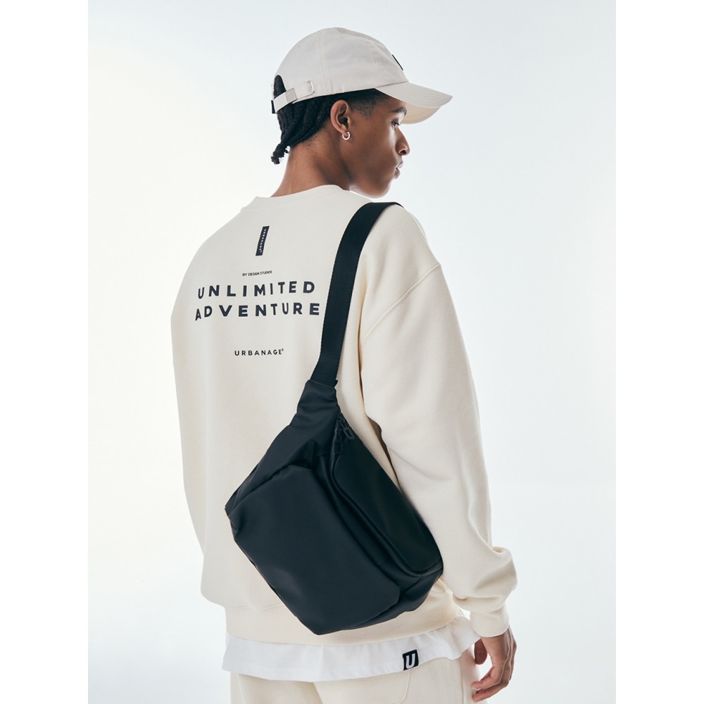 URBANAGE アンリミテッドオーバーマンツーマンクリーム