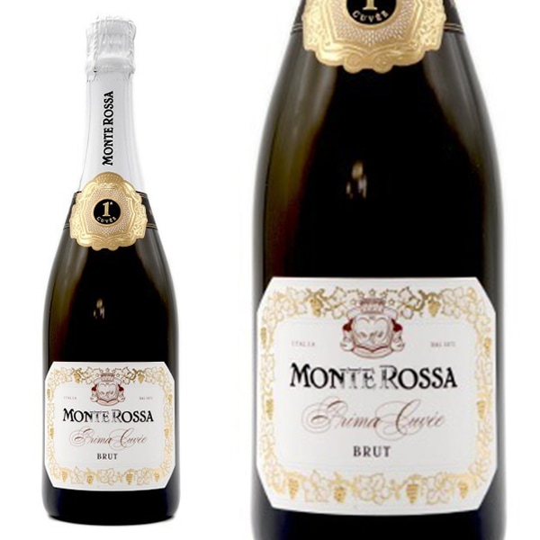 フランチャコルタ ブリュット プリマ キュヴェ 1キュヴェ モンテ・ロッサ社 DOCGフランチャコルタ ブリュット 瓶内二次発酵 シャンパン方式Monte Rossa Franciacorta