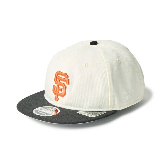[即納]NEWERA ニューエラ RC 9FIFTY Flat Visor powered by GORO (min-nano) サンフランシスコ・ジャイアンツ クローム/ブラック 帽子 スナップバッ