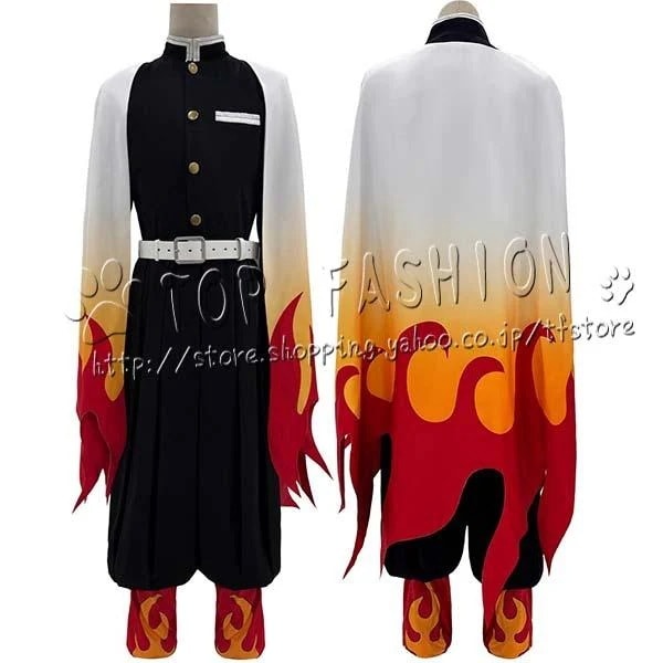 【品質良い 大好評中】超人気商品 煉獄 杏寿郎 刺繍 コスプレ衣装 ウィッグ 靴 道具 cosplay コスチューム ハロウィン クリスマス