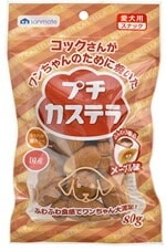 （まとめ買い）サンメイト プチカステラ メープル味 80g 犬用おやつ [x16]