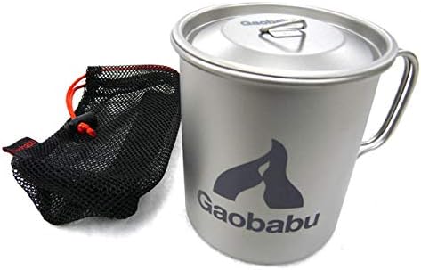 Gaobabuチタンマグカップ 400ml