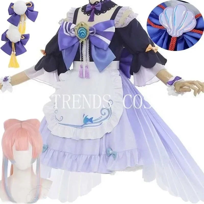 Sangomiya-女の子のためのダブルボールドレス,コスプレ衣装,帽子,靴下,堅牢なコーヒーギフトドレス
